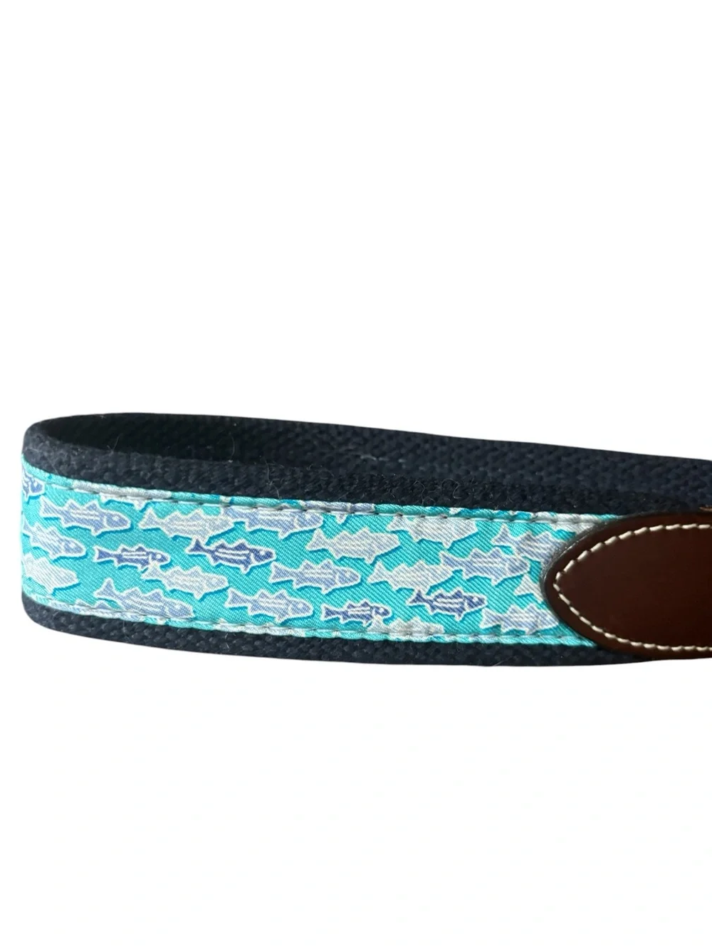 Vineyard Vines Blue Fish Belt Men’s 42” Length